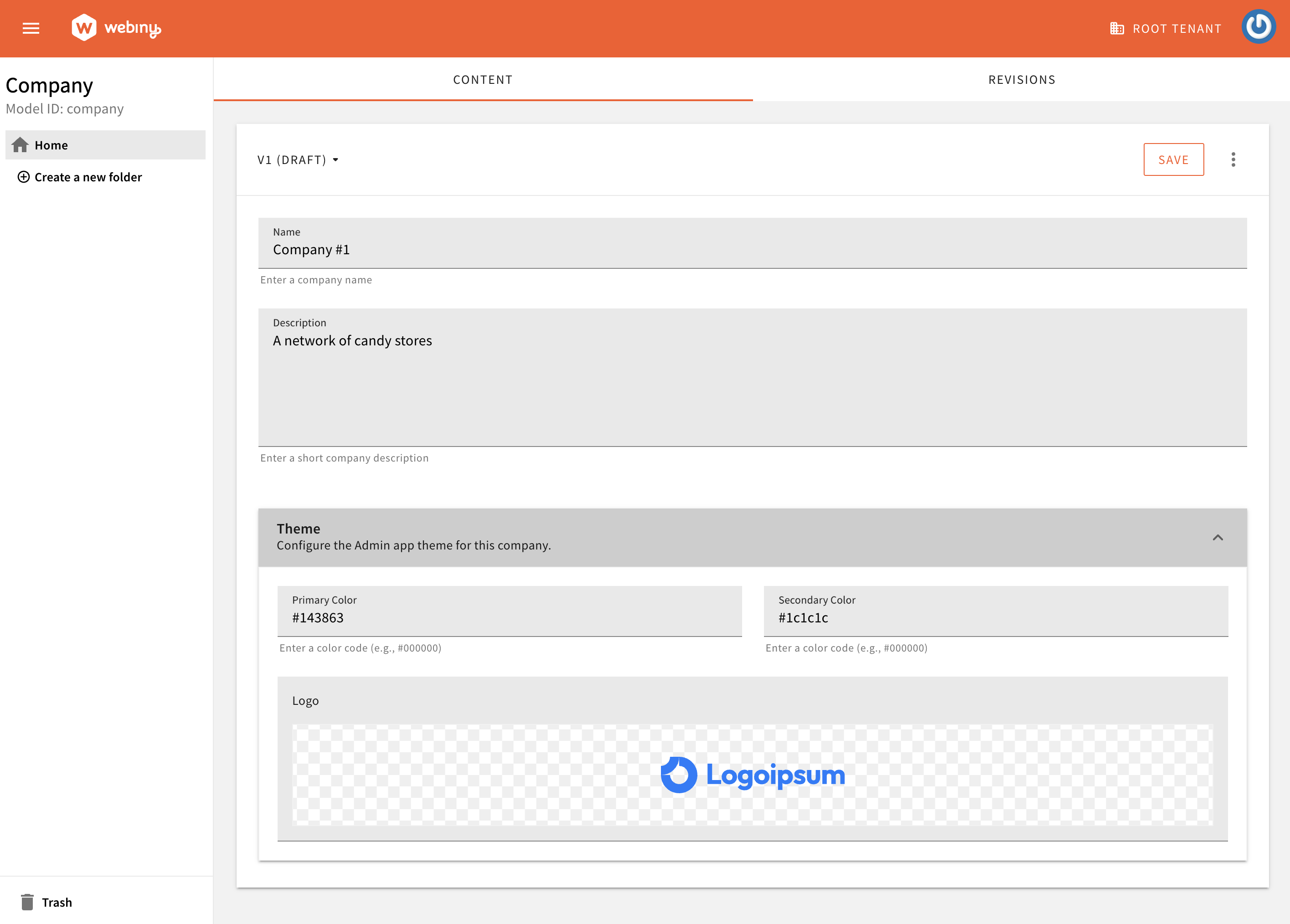 Company Entry Form